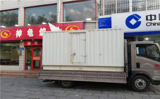 西昌镇出租发电机施工案例